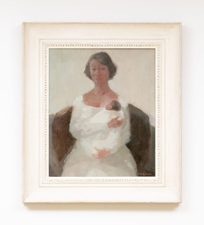 Mujer con bebé - Juan Montesinos